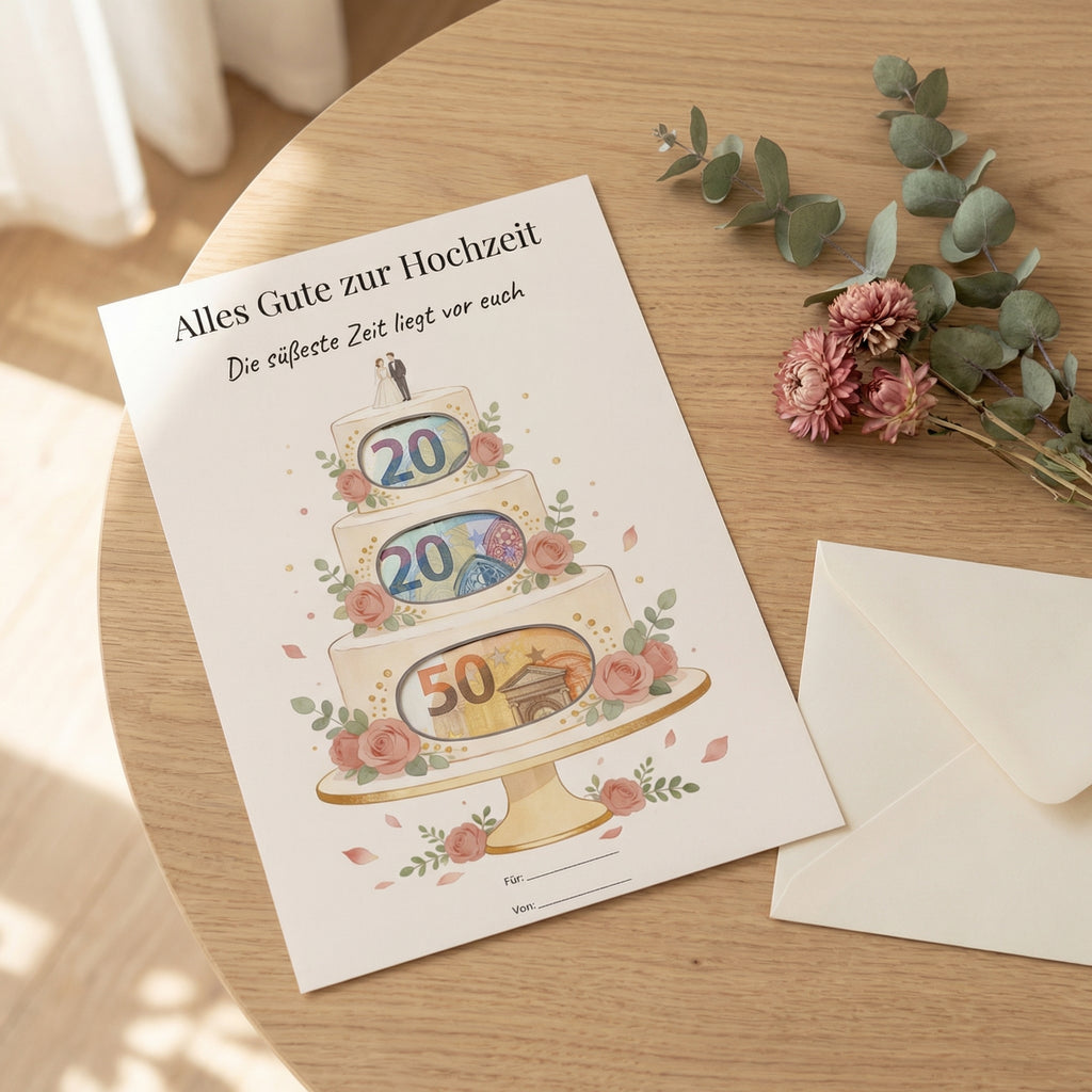 Wunscherfüller Hochzeit — Hochzeitstorte