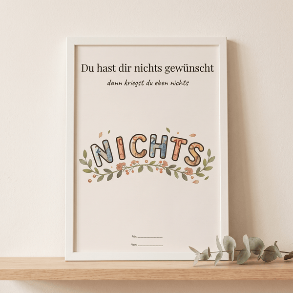 Wunscherfüller Du hast dir nichts gewünscht