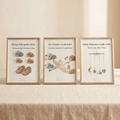 Wunscherfüller - Set Geburt & Mutterschutz · 3er Bundle Baby (Babyschuhe · Storch · Mobile), Geldgeschenk Vorlage zum Ausdrucken - Lenora